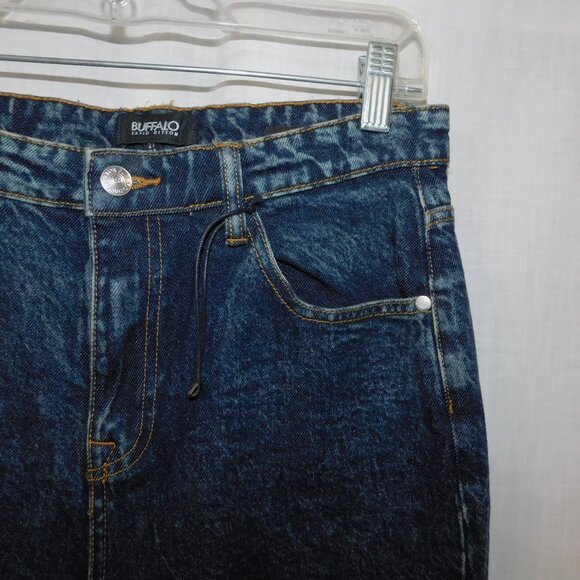 Buffalo David Bitton  27 Dark Stone Wash Distressed KRISTI Mom Jeans High Rise - Picture 4 of 13